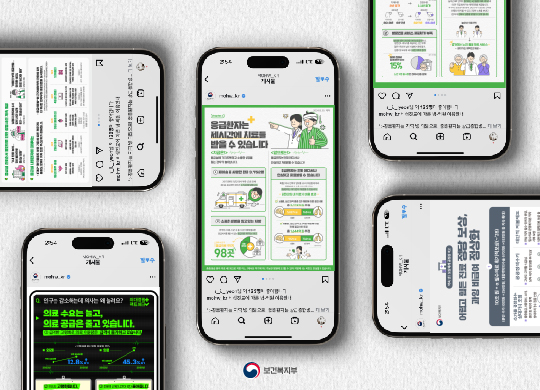 [보건복지부] SNS 카드뉴스 제작<br>인포그래픽 디자인